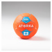 Detská lopta na hádzanú H100 soft T0 oranžovo-modrá