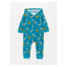 LC Waikiki Hooded Long Sleeve Patterned Baby Boy Rompers