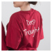DeepThought tričko Mood Červená