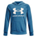 Under Armour RIVAL FLEECE HOODIE Chlapčenská mikina, modrá, veľkosť