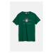 TRIČKO GANT ARCHIVE SHIELD SS T-SHIRT WILD GREEN