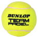 Dunlop TEAM PADEL 3PET Loptičky na padel, žltá, veľkosť