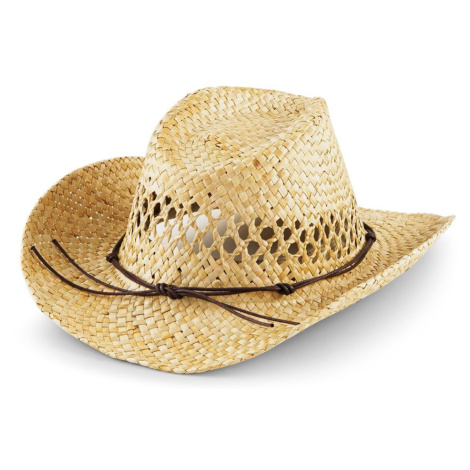 Beechfield Slamený kovbojský klobúk