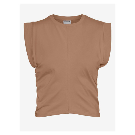 Brown T-Shirt Noisy May Emma - Women