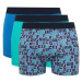 DEFACTO Men's Patterned 3-Pack Boxer