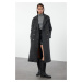 Trendyol Anthracite Boucle Regular Long Coat