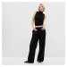 GAP Sleeveless Modal Mock Neck Black