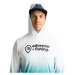 ADVENTER & FISHING UV HOODED Pánske funkčné hooded UV tričko, svetlomodrá, veľkosť
