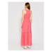 TWINSET Každodenné šaty 211TT2168 Ružová Regular Fit