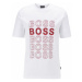 Boss Tričko Tiburt 204 50442115 Biela Regular Fit