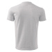 Malfini Basic Detské tričko 138 svetlo šedý melír