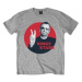 Ringo Starr Tričko Peace Red Circle Unisex Grey