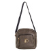 Khaki small crossbody messenger bag