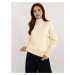 Light yellow turtleneck sweater