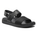 Calvin Klein Sandále Back Strap Sandal Jaq Mono Ip HM0HM01421 Čierna