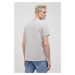 Bavlnené tričko Levi's 56605.0130-Neutrals, šedá farba, melanžové