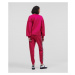 Mikina Karl Lagerfeld Bi-Colour Logo Sweatshirt Ružová