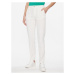 United Colors Of Benetton Chino nohavice 4GD7DF061 Biela Regular Fit