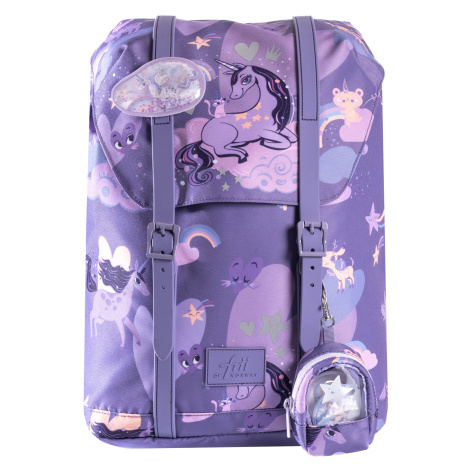 Ergonomický školský plecniak Frii of Norway 22L Unicorn Purple EUR