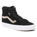 Dámska vychádzková obuv VANS WM Filmore HI (Suede Metallic) black