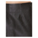 Calvin Klein Jeans Sukňa z imitácie kože J20J222554 Čierna Regular Fit