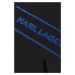 Mikina Karl Lagerfeld Rhinestone Logo Sweatshirt Čierna