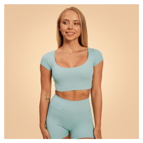 BeastPink Dámske tričko Cropped Sense Storm Blue  XSXS