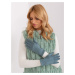 Dark mint smooth winter gloves