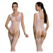 Passion ECO BS007 white - Bodystocking Farba: Biela