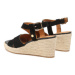 Geox Espadrilky D Panarea D35UYB 00022 C9999 Čierna