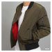 Bunda Urban Classics 2-Tone Bomber Jacket Green