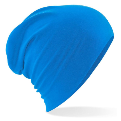 Beechfield Ľahká bavlnená čiapka Hemsedal - Zafírová modrá