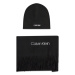 Calvin Klein Set čiapka a šál Basic Wool Beanie+Scarf K50K507552 Čierna