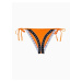 Calvin Klein oranžový spodný diel plaviek Cheeky String Side Tie Vermillion Orange