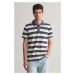 POLOKOŠEĽA GANT HEAVY WASHED STRIPED POLO EVENING BLUE