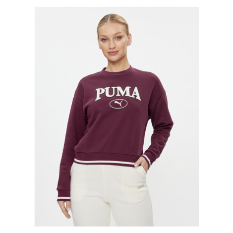 Puma Mikina Puma Squad 621488 Bordová Regular Fit