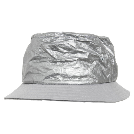 Pressed paper bucket silver hat