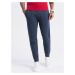 Ombre Men's jogger sweatpants - navy blue