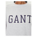 Gant Mikina Logo 4200840 Sivá Relaxed Fit