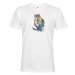 Pánské tričko s potlačou zvierat - Sova
