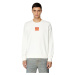 Diesel Mikina - S-GINN-E2 SWEAT-SHIRT biela