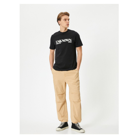 Koton Oversize Parachute Trousers Cargo Pocket Detailed