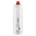 ELITE Cyklistická fľaša na vodu - JET 750 - transparentná/červená