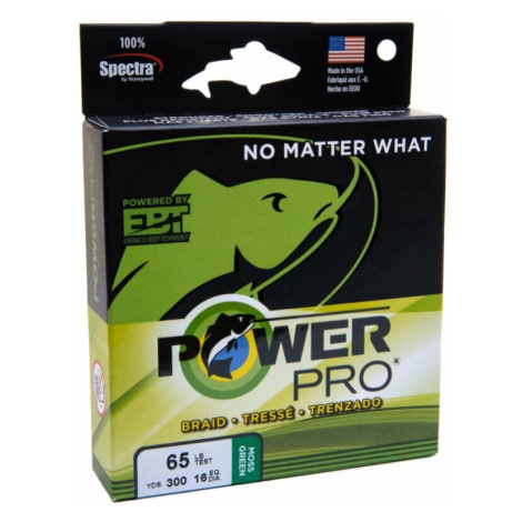 PowerPro Braided Line Moss Green 0,19 mm 135 m 13 kg Šnúra