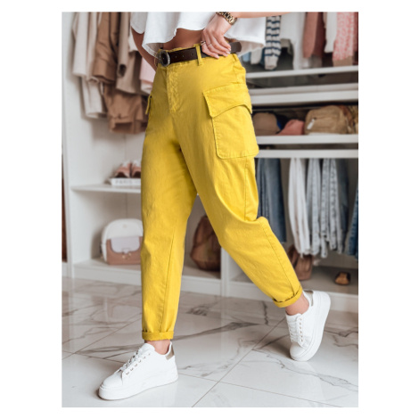 Spodnie damskie baggy GOTRENDI musztardowe Dstreet