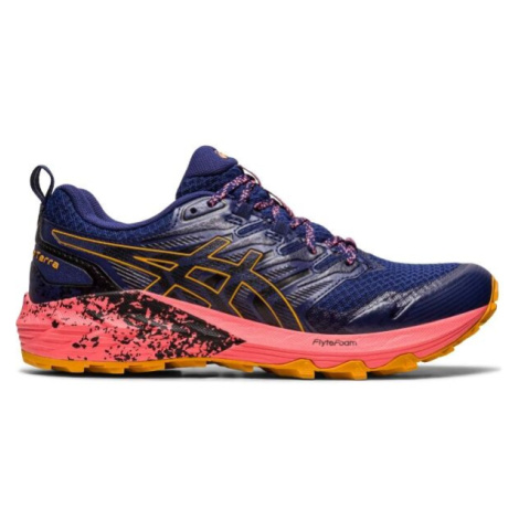 ASICS GEL-TRABUCO TERRA Pánska bežecká obuv, tmavo modrá, veľkosť 41.5