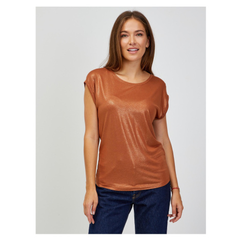 Brown T-shirt ORSAY - Women
