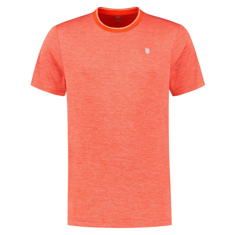 Men's T-Shirt K-Swiss Hypercourt Double Crew Spicy Orange