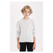 DEFACTO Boy's Crew Neck Knitwear Sweater