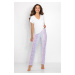 Pajamas Coco White-Lilac